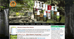 Desktop Screenshot of canyonrivernaturals.com